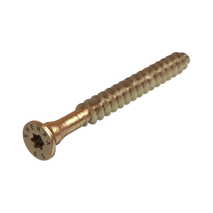 Sherpa Spezialschraube 6,5 x 85/70 mm Gelb-Verzinkt für M-Serie